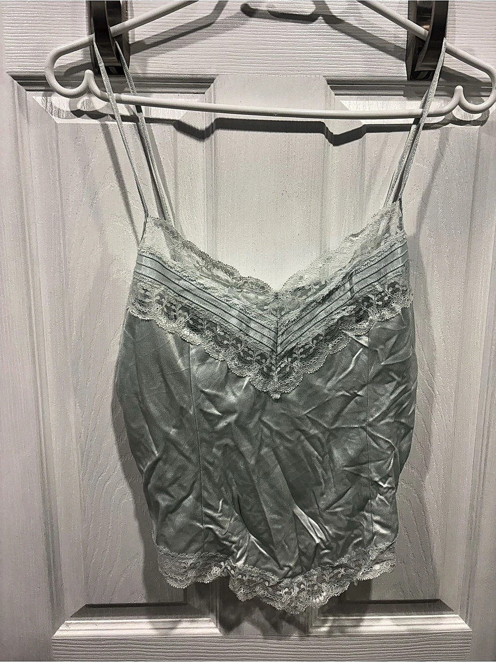 St. Michael Satin Lace Trim Cami Size UK 14 (Size 10 US)